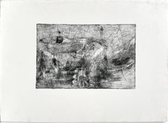 Abstract W/Woman Carrying a Young Child Finely Detailed Collotype on paper