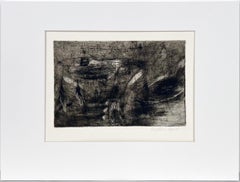 Finely Detailed Abstract W/Woman Carrying a Young Child Collotype on paper
