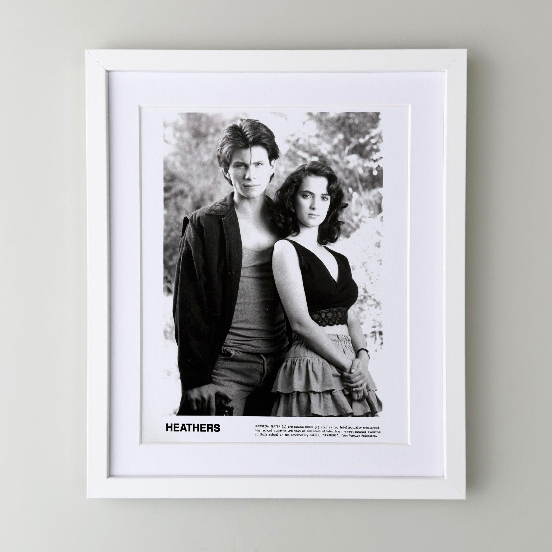 Américain Heathers 1989 Publicity Film Movie Press Still Framed en vente