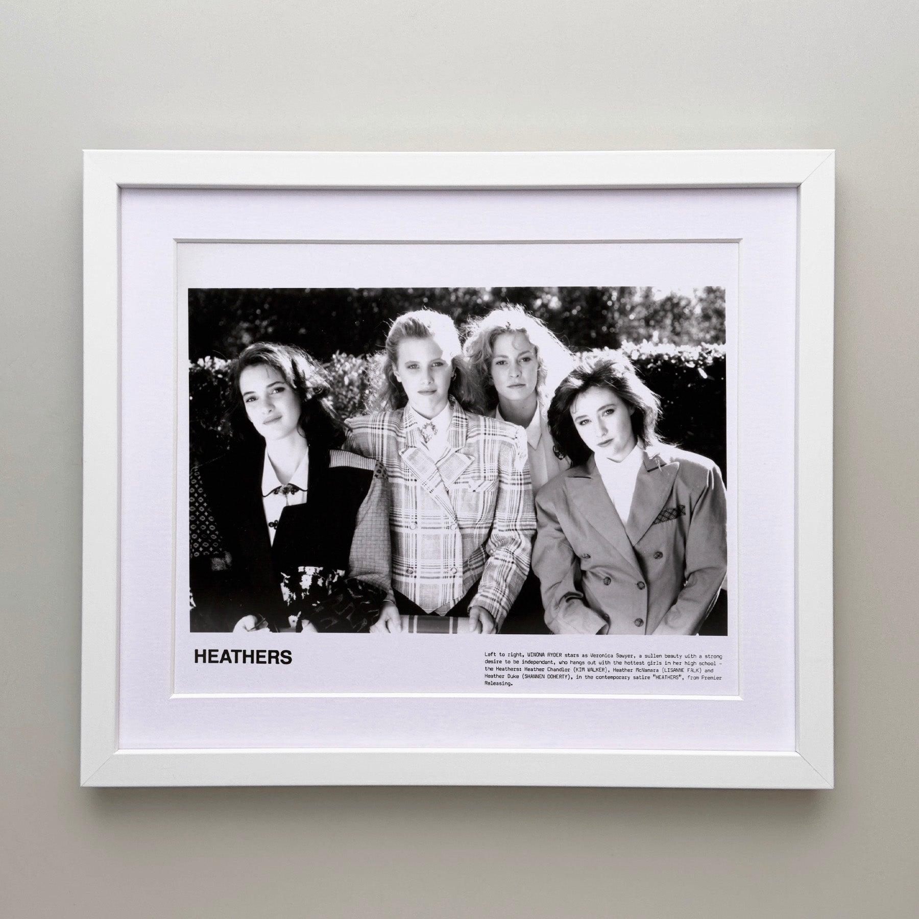 Heathers 1989 Publicidad Película Película Prensa Todavía Enmarcado Estadounidense en venta
