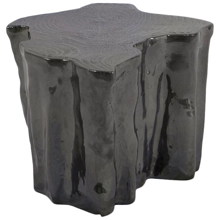 Heaven Black Ceramic Side Table For Sale at 1stDibs | black ceramic outdoor side  table, ceramic end table