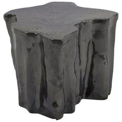 Heaven Black Ceramic Side Table