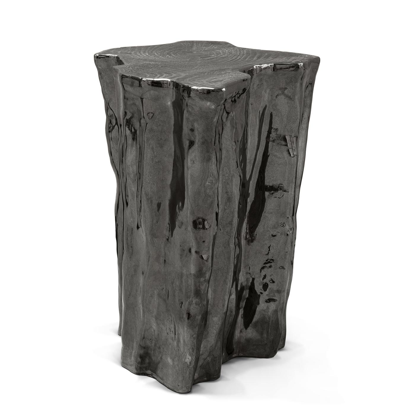 black ceramic side table