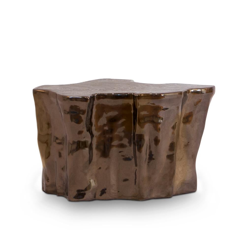 Side table heaven brown made in
Handcrafted black ceramic.
Also available in black ceramic.