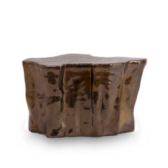Heaven Brown Ceramic Side Table