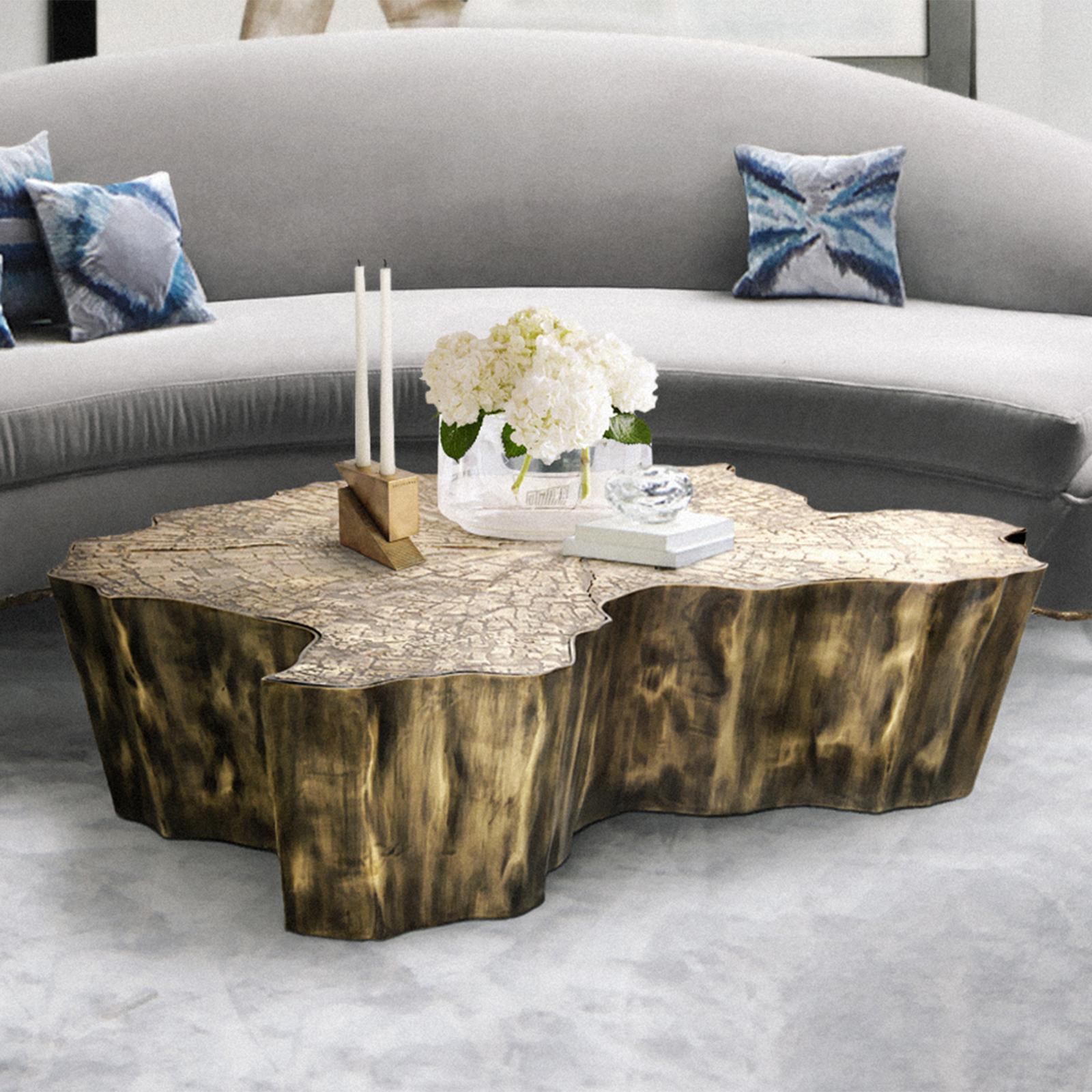 Heaven Patinated Coffee Table For Sale 4