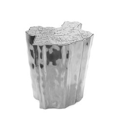 Heaven Side Table in Polished Aluminium