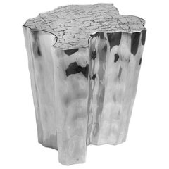 Heaven Side Table in Polished Aluminium