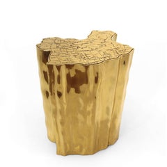 Heaven Side Table in Polished Solid Brass
