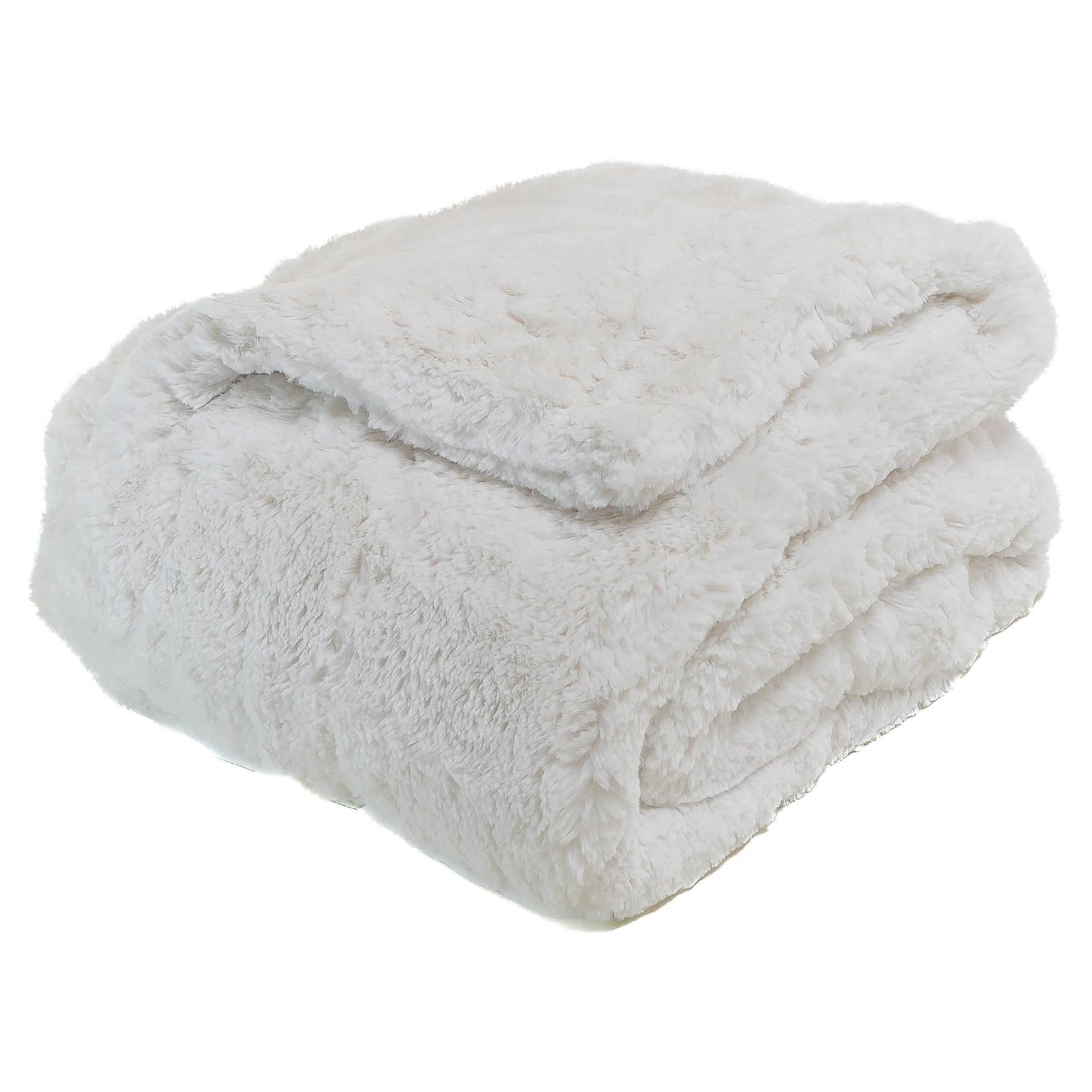 Heavenly Hermosa Heavyweight Blanket in Ivory by Sea to Me For Sale
