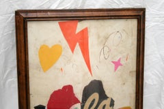 Heaven's above Abstract Collage by Artist Huw Griffith