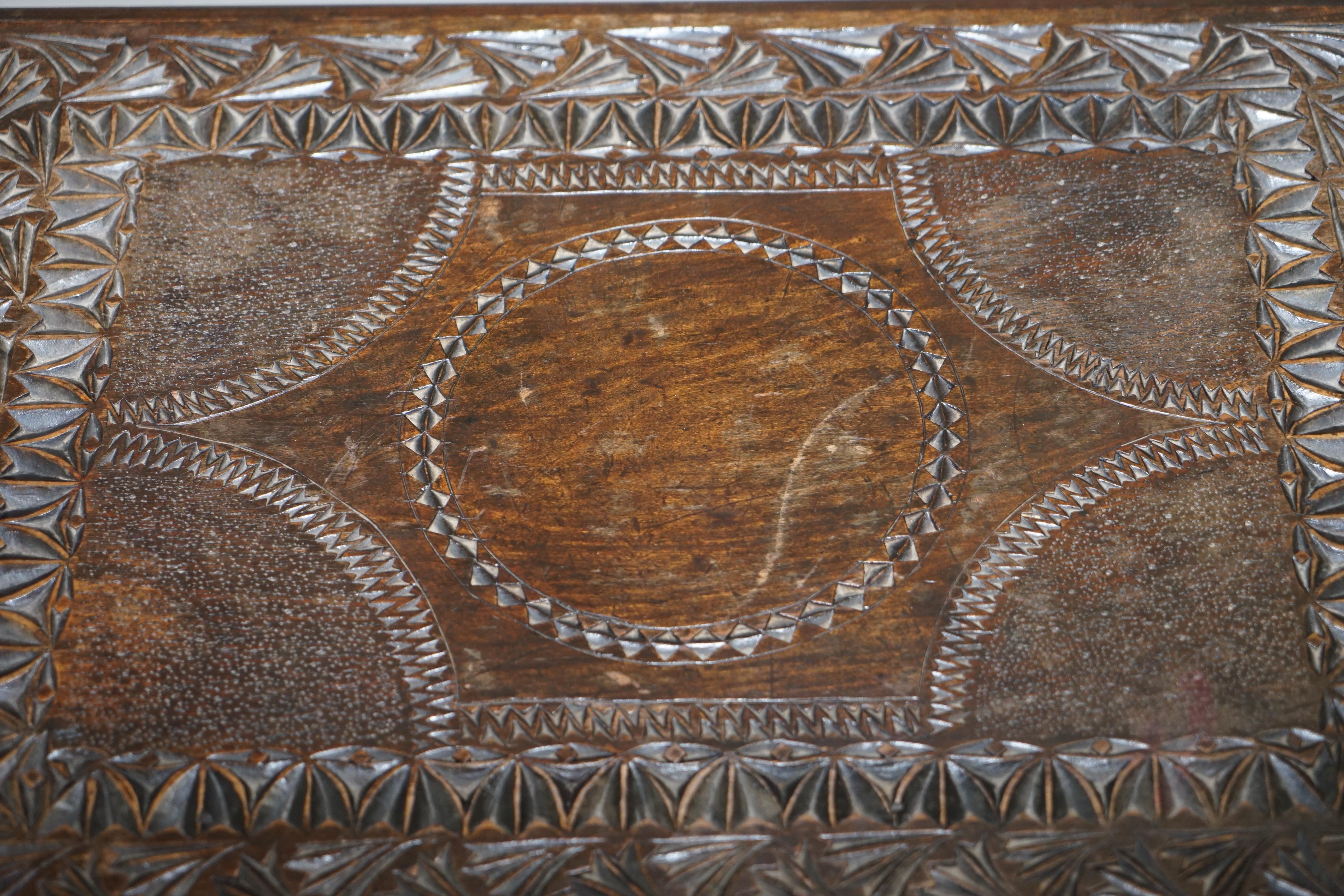 Heavily Carved circa 1880-1900 Anglo Indian Occasional Silver Tea Table Must See For Sale 1