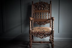 Heavily Carved Ornate Chair
