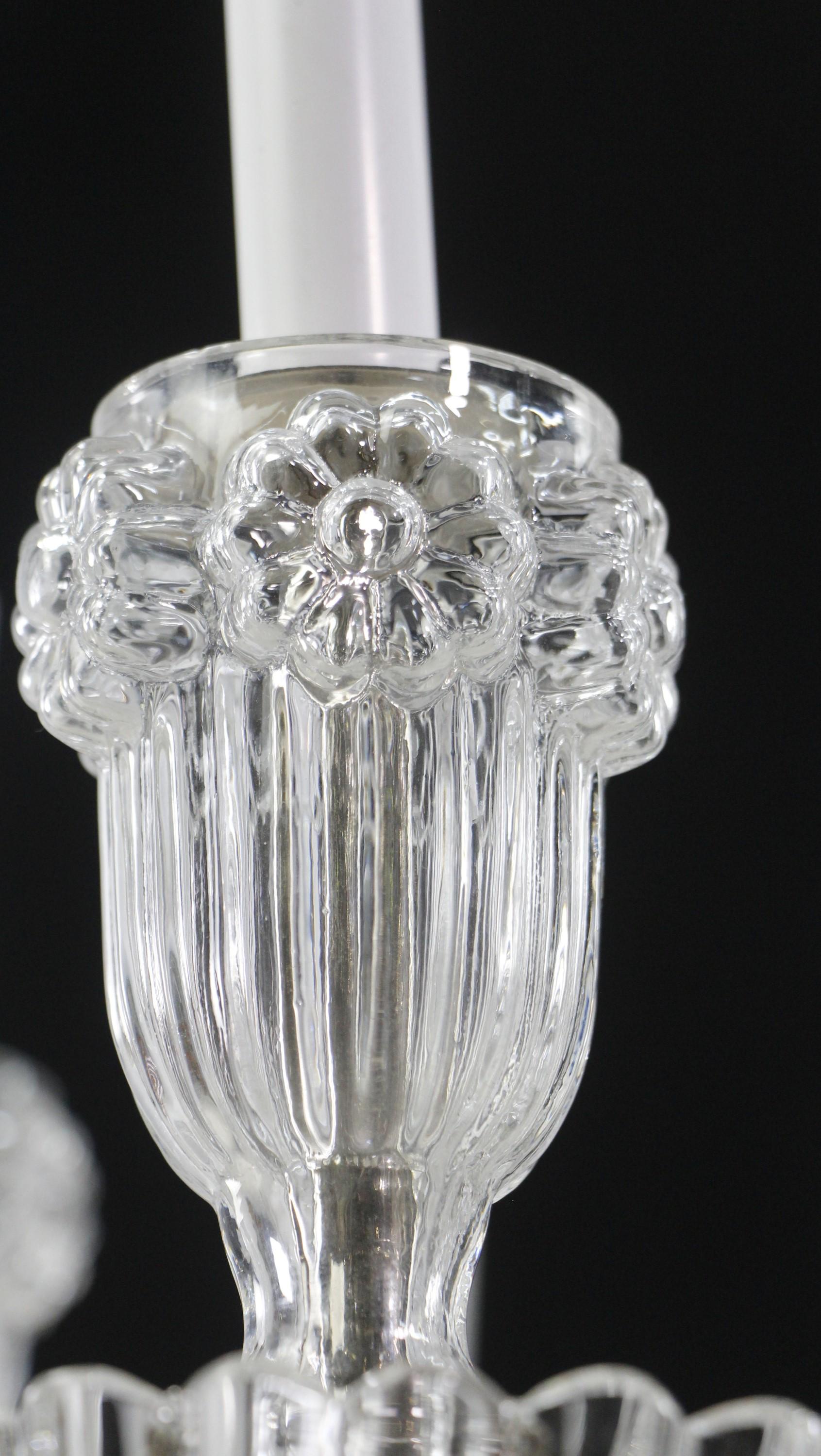 Lustre en cristal très drapé 12 lumières Bras tressés en vente 1