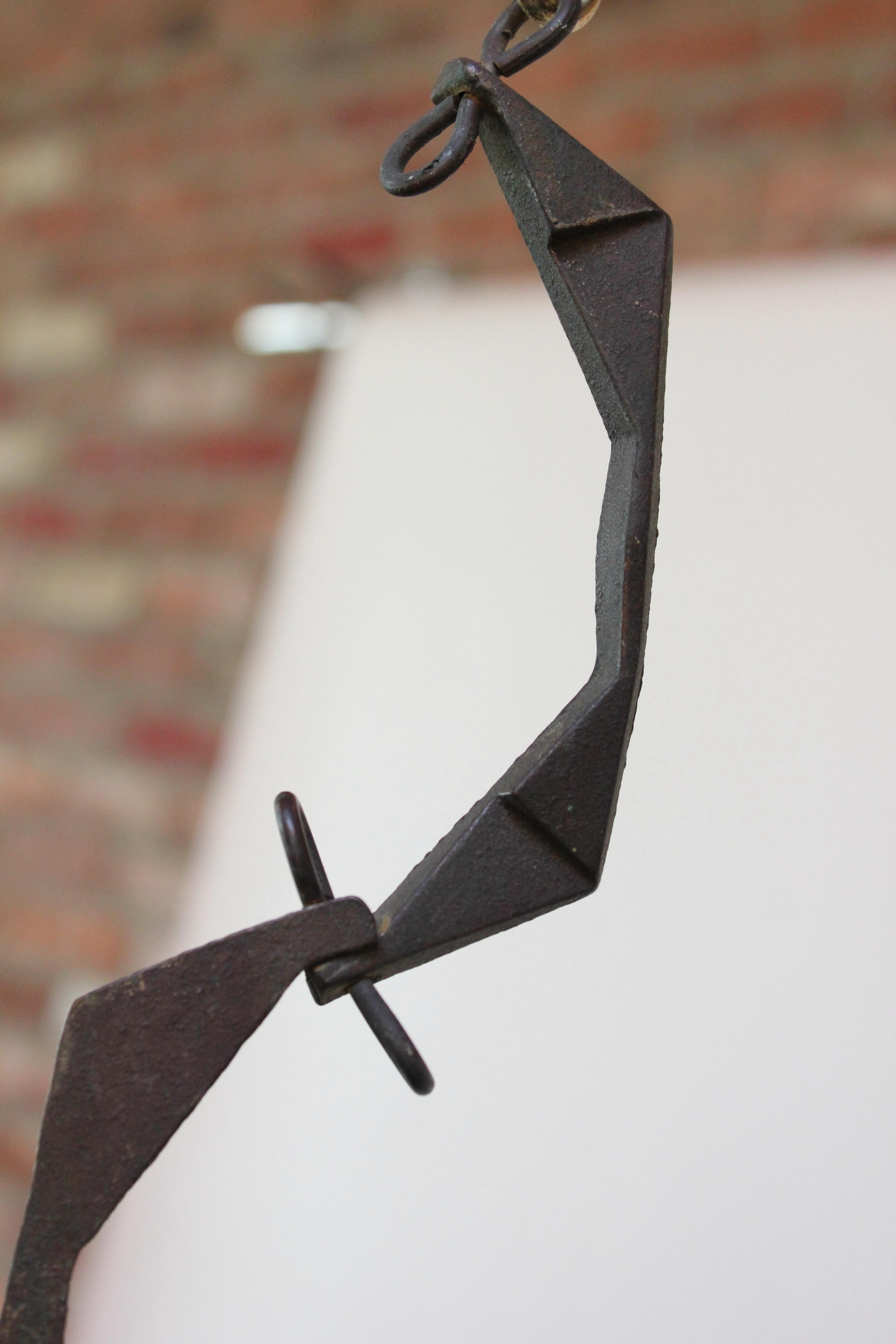 Heavily Patinated Bronze Bell / Wind Chime by Paolo Soleri for Arconsanti  10