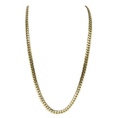 Heavy 10k Solid Gold Miami Cuban Link Chain