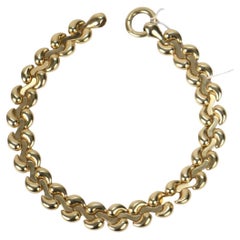 Heavy 14K Yellow Gold Italian Link Necklace, 16-Inch, 81.5 Grams