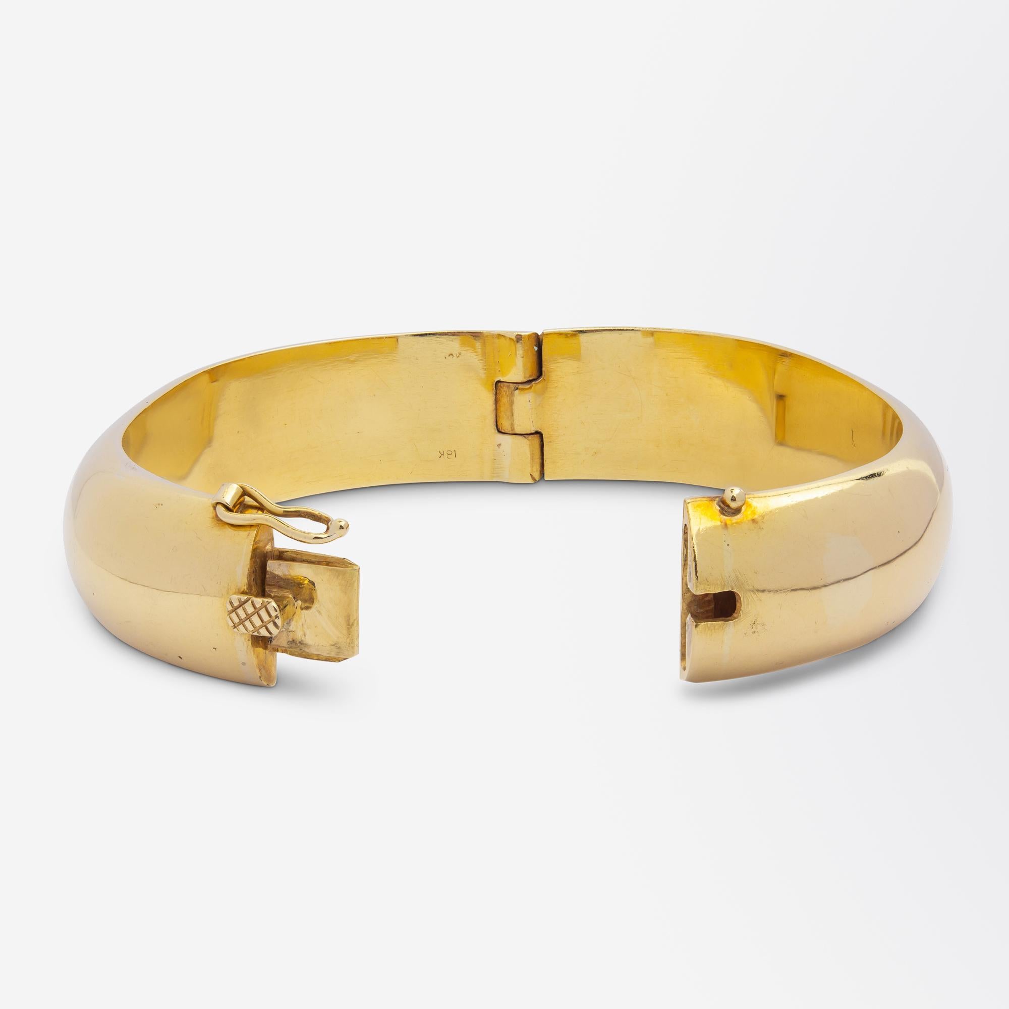 thick gold bracelets
