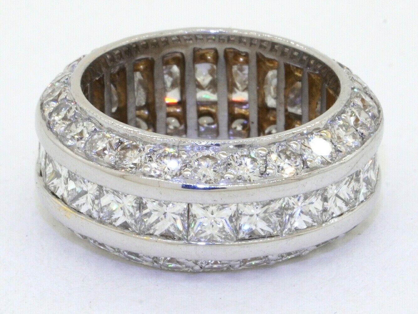 thick diamond band ring