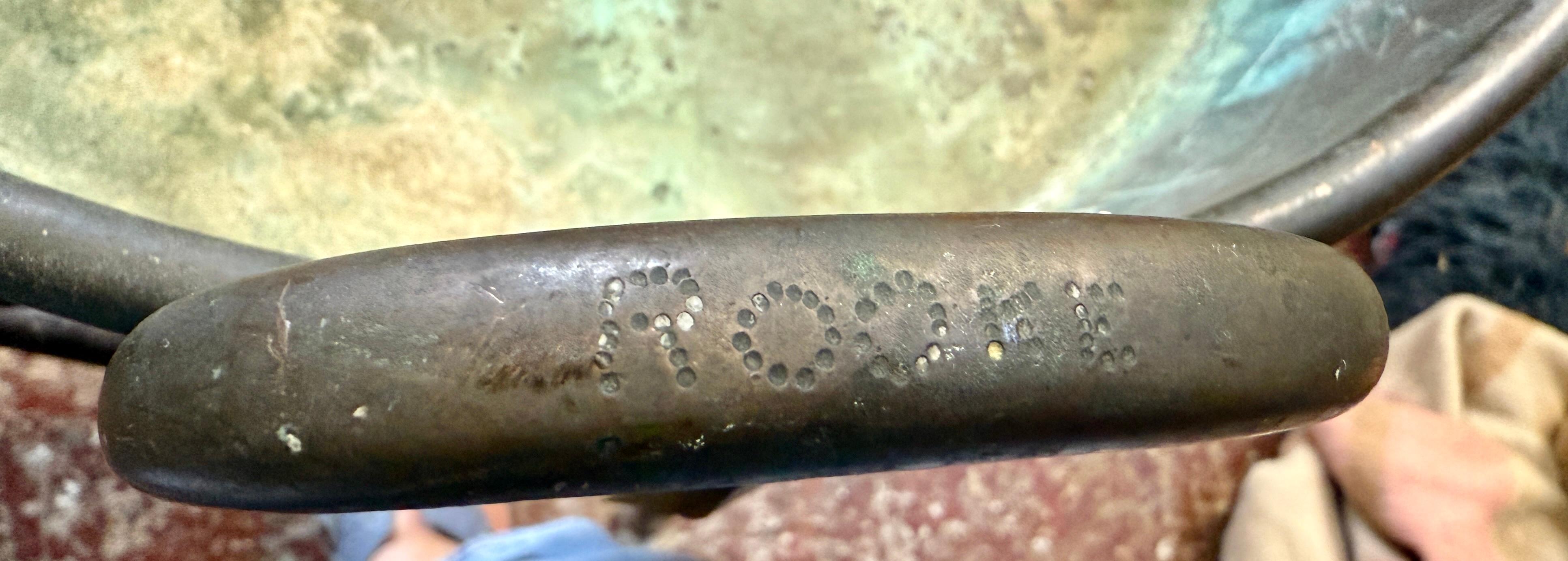 Heavy 19th Century Copper Preserving Pan For Sale 3