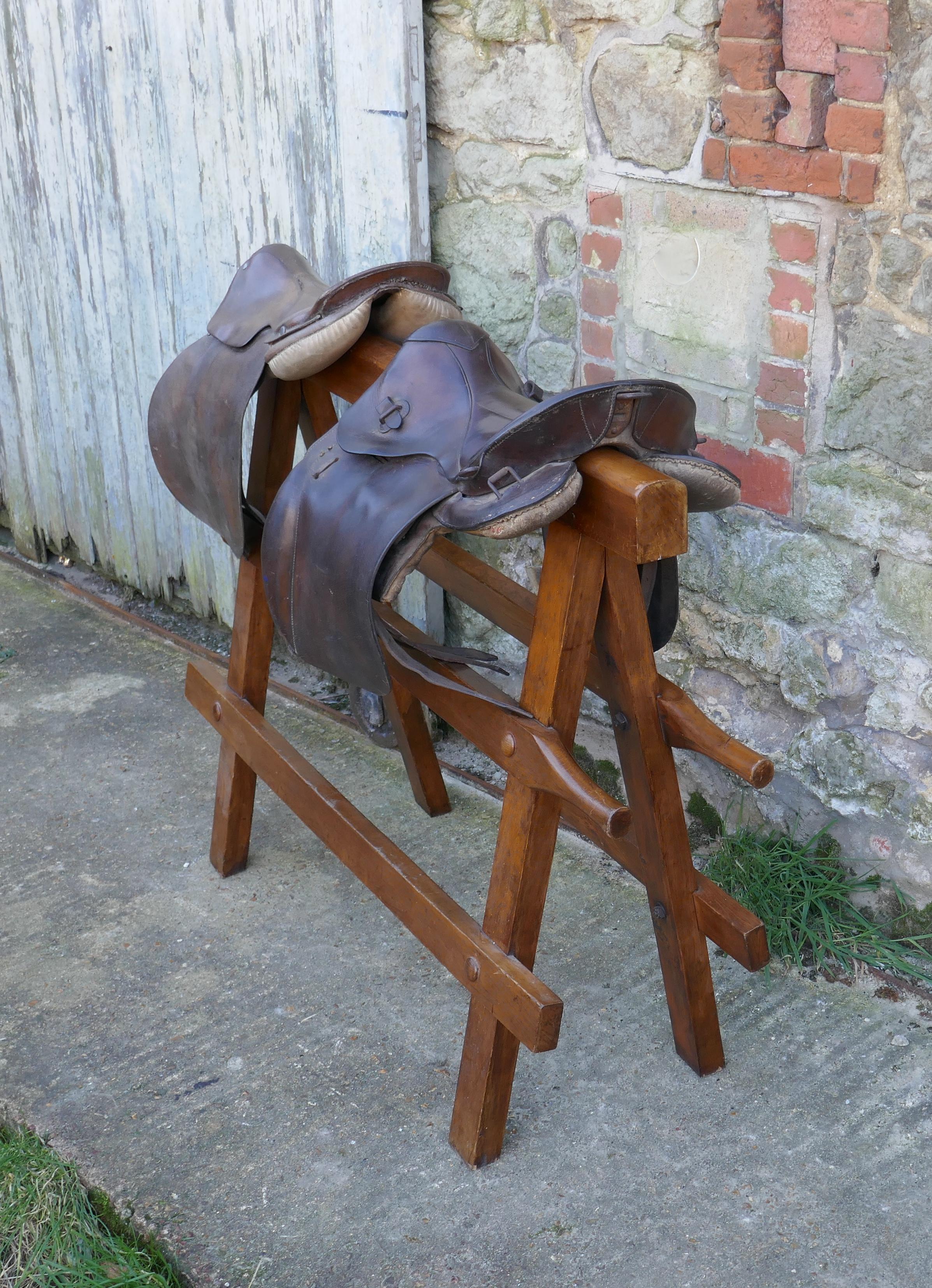 Heavy 19th Century Saddle Rack In Good Condition In Chillerton, Isle of Wight