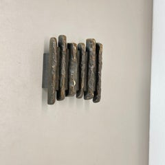 heavy 3.9kg Brutalist solid BRONZE Door Push Handle by ALPAN, Germany, 1970s