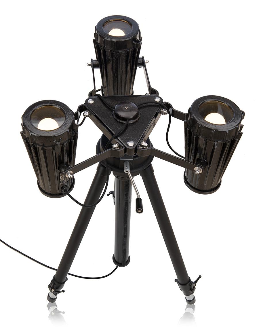 Heavy and Large Tripod Lamp In Fair Condition For Sale In VUGHT, NL