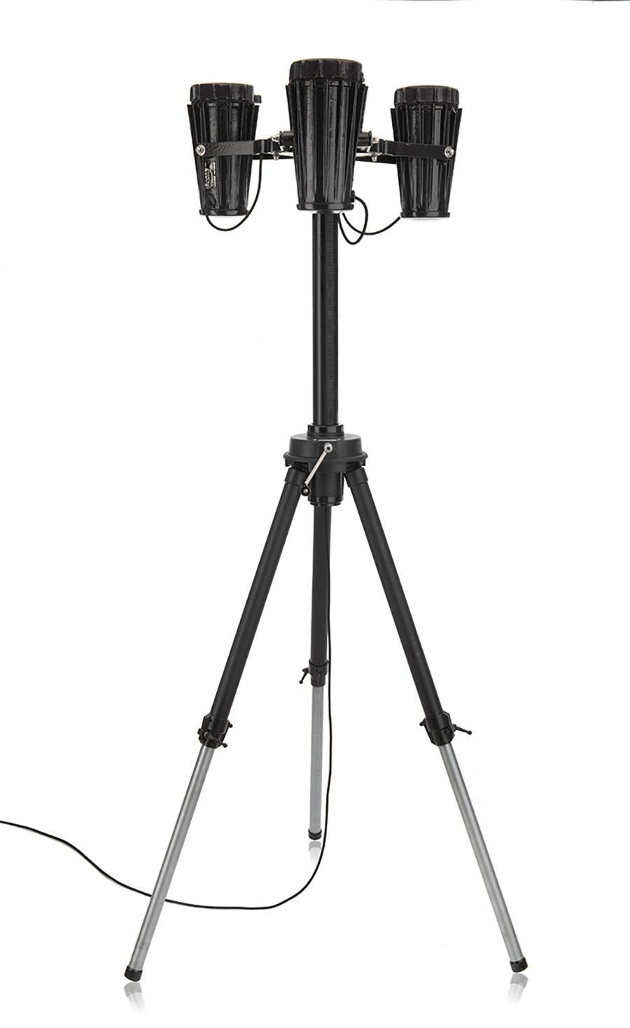 Late 20th Century Heavy and Large Tripod Lamp For Sale