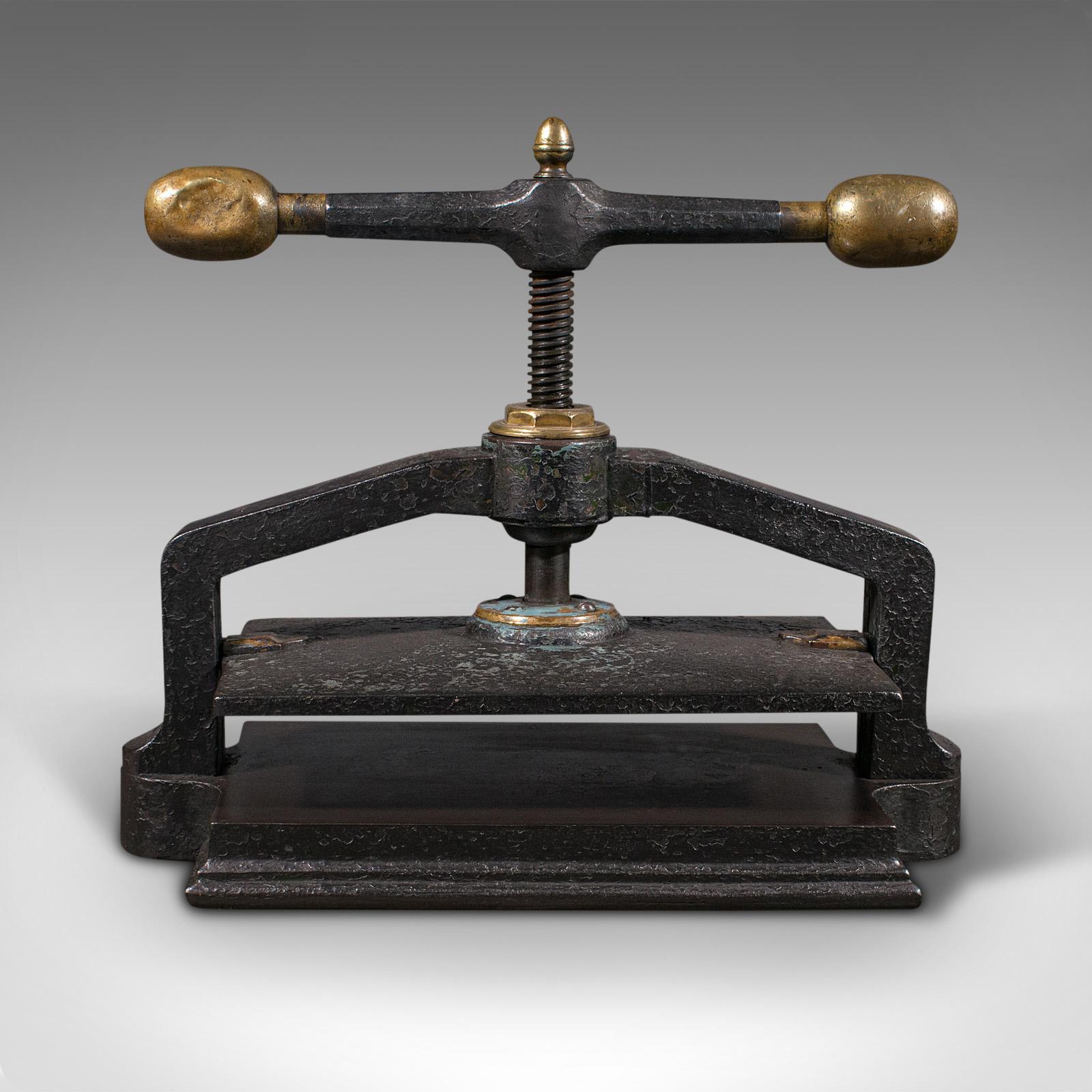 antique flower press