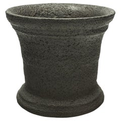 Schwerer antiker Chemist's Mortar, englisch, Gusseisen, dekoratives Pflanzgefäß, georgianisch