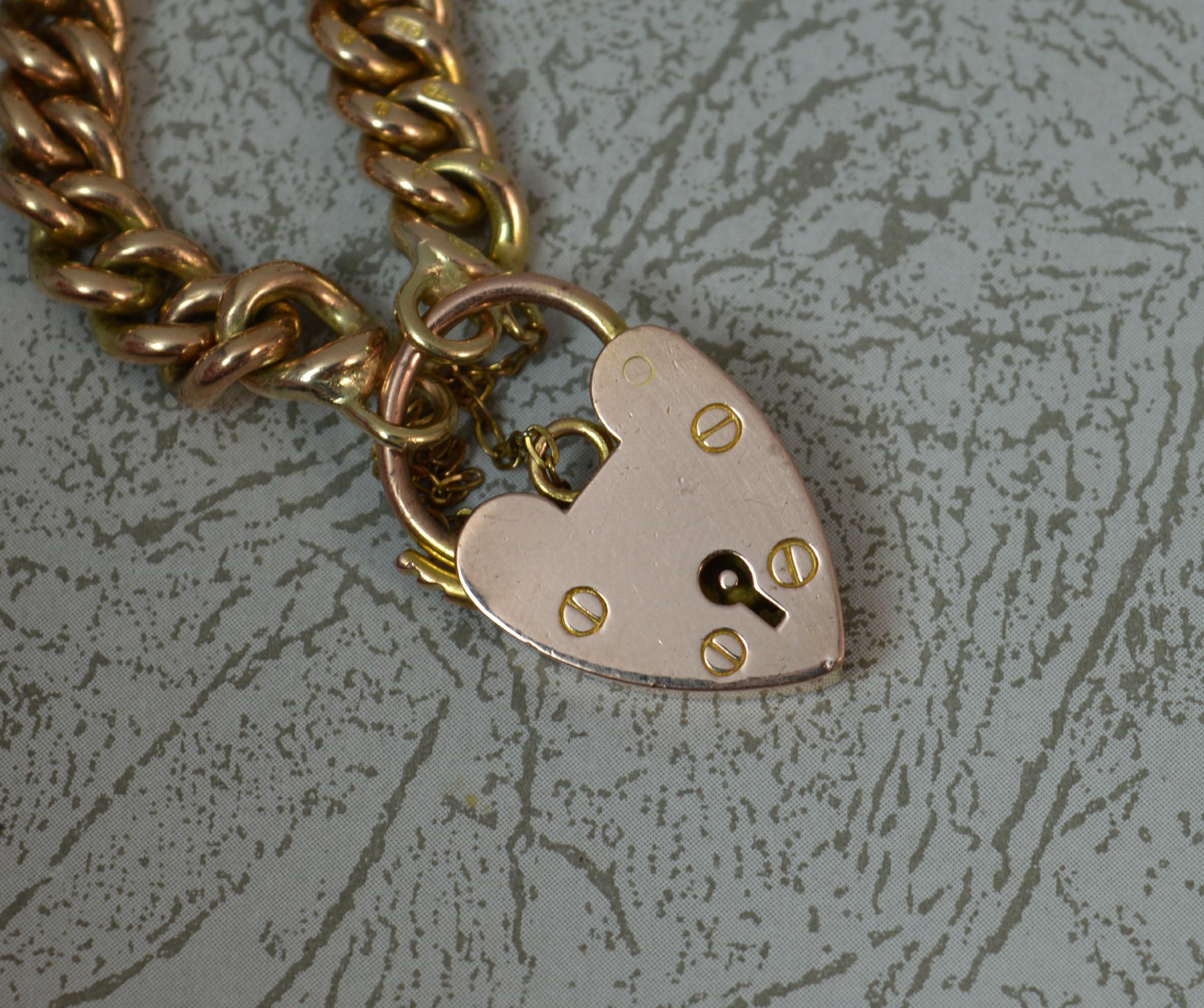 antique curb link bracelet