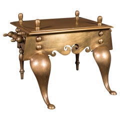 Chaussure de cheminée anglaise d'antiquités Inglenook, marches, Regency