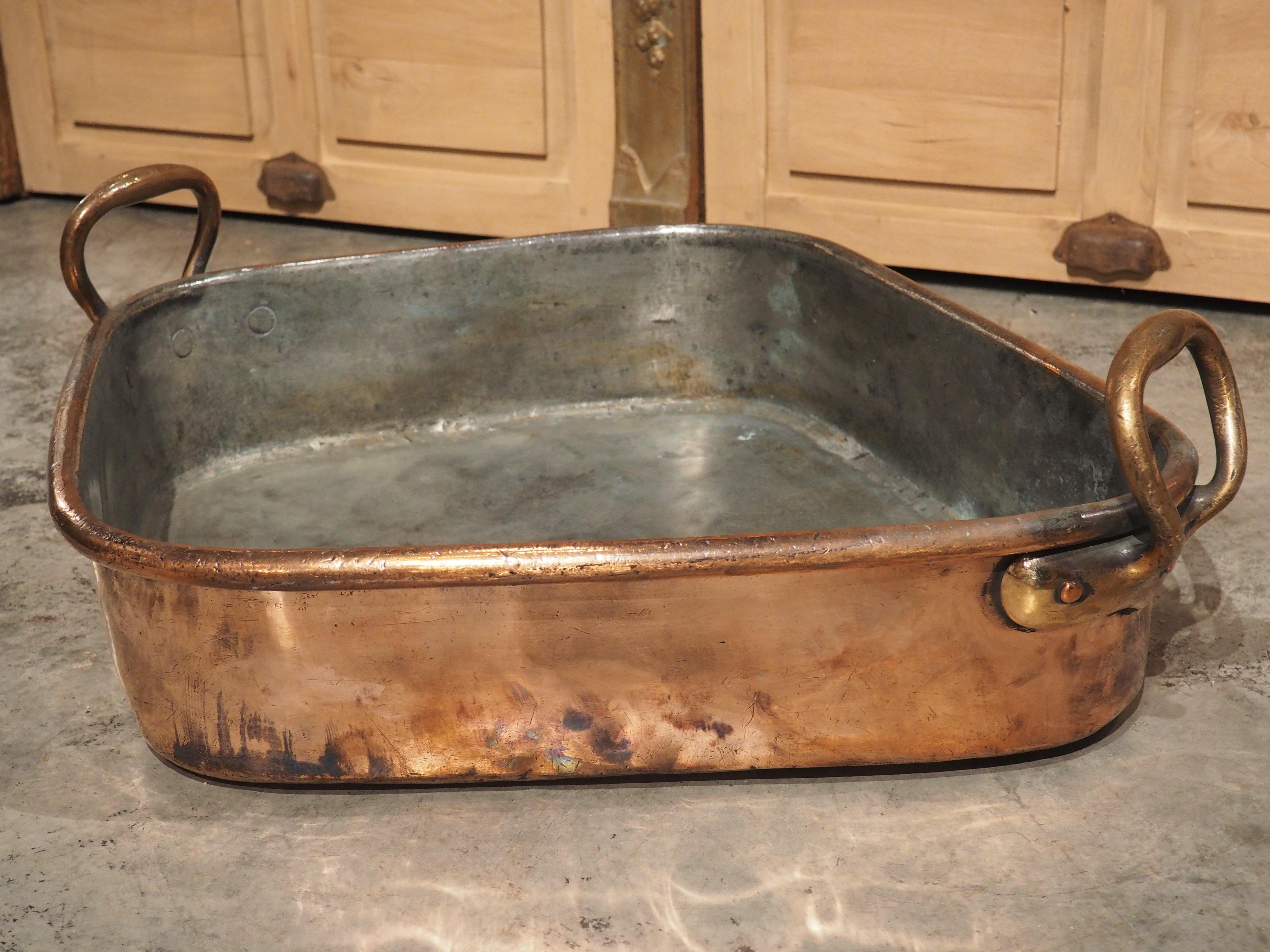 Heavy Antique French Copper Turbotiere Poacher, Maison Gaillard Paris, c.1850 For Sale 5