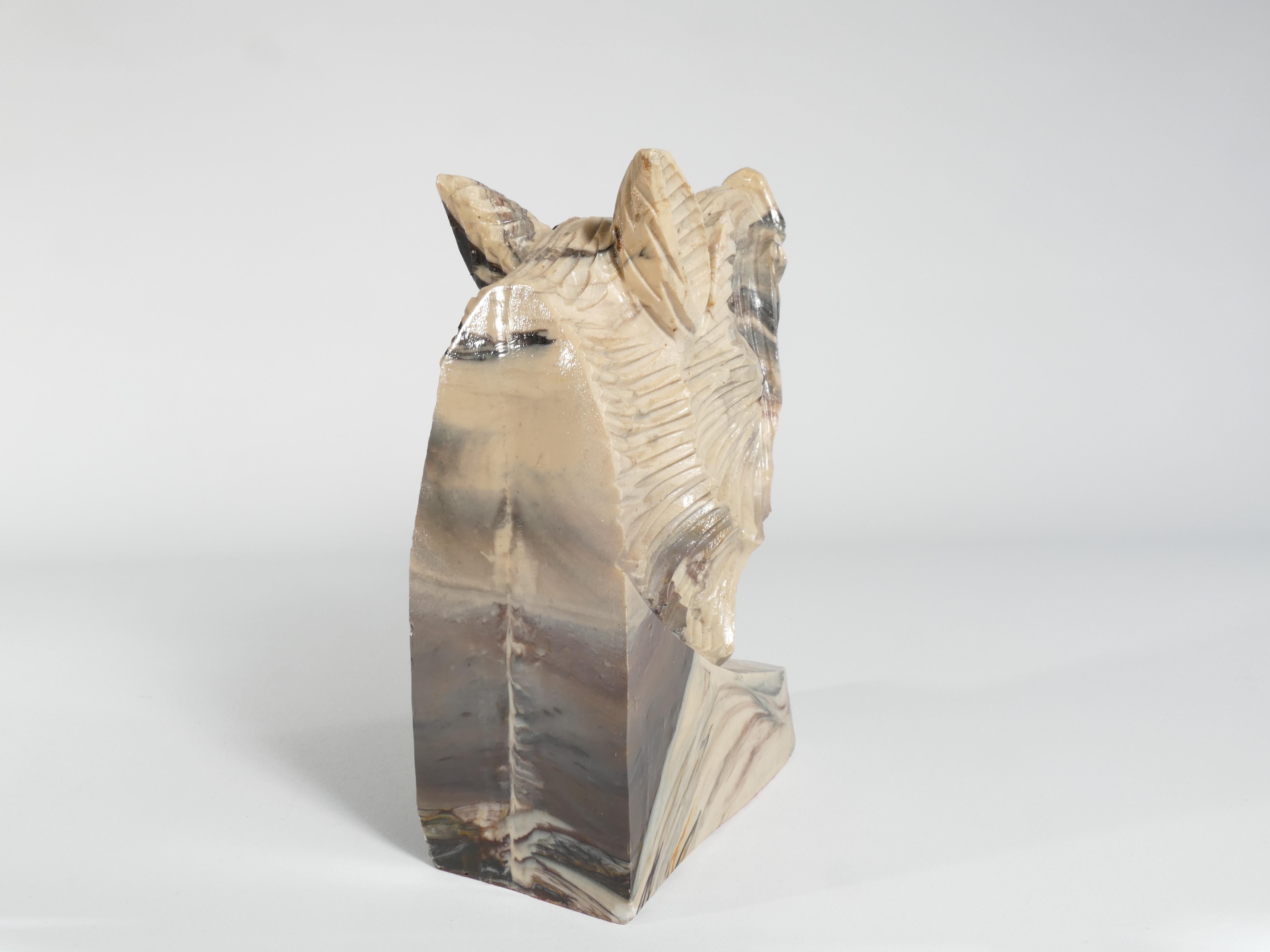 Heavy Bookend in the shape of a wild boar.  For Sale 2