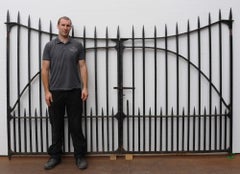Heavy Duty Wrought Iron Driveway Gates 297 cm (9’7”)