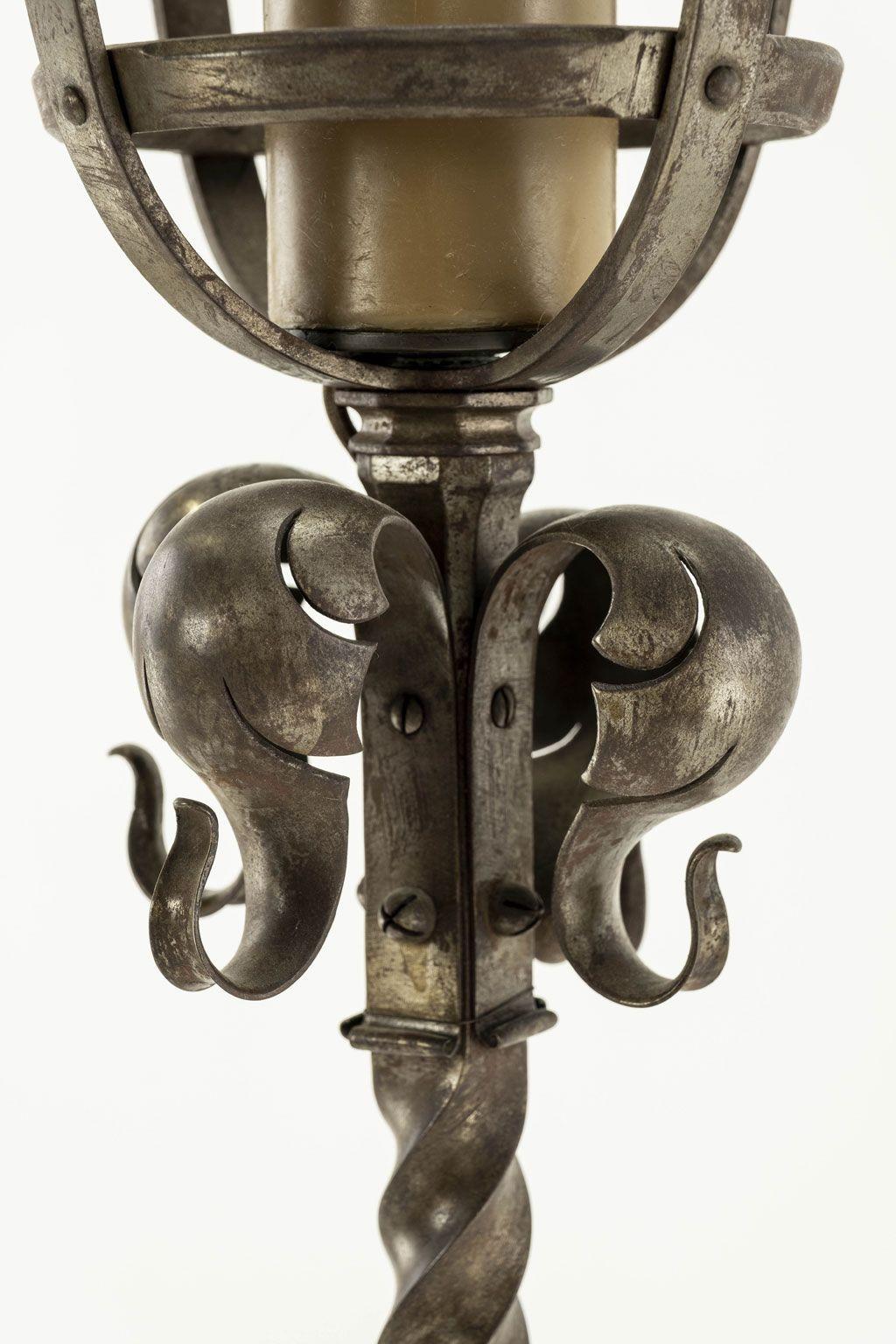 Brass Heavy Fine Forged Iron Floor Lamp