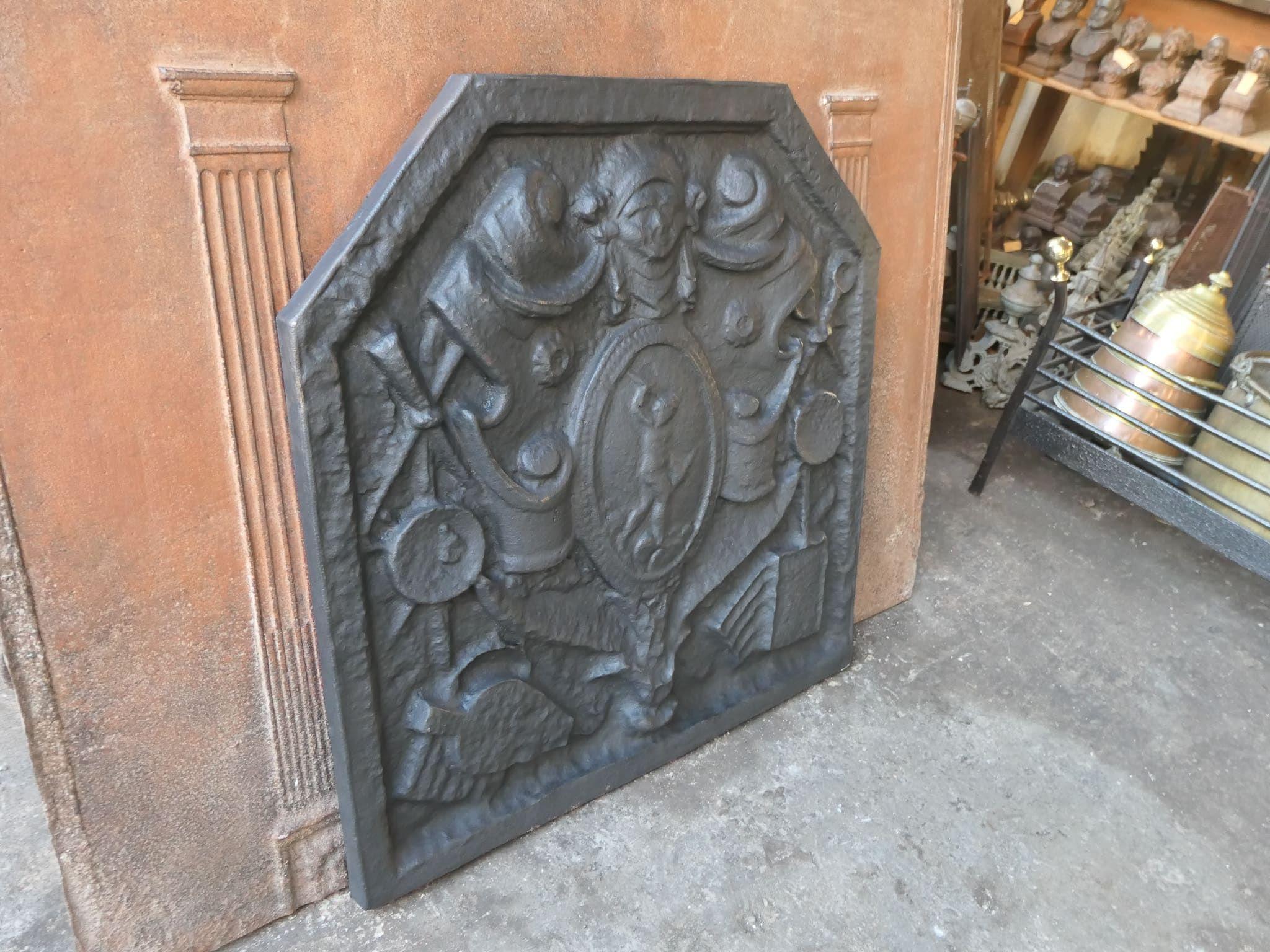 Très lourdes plaques de cheminée / crédence française de style victorien, 20e siècle en vente 2