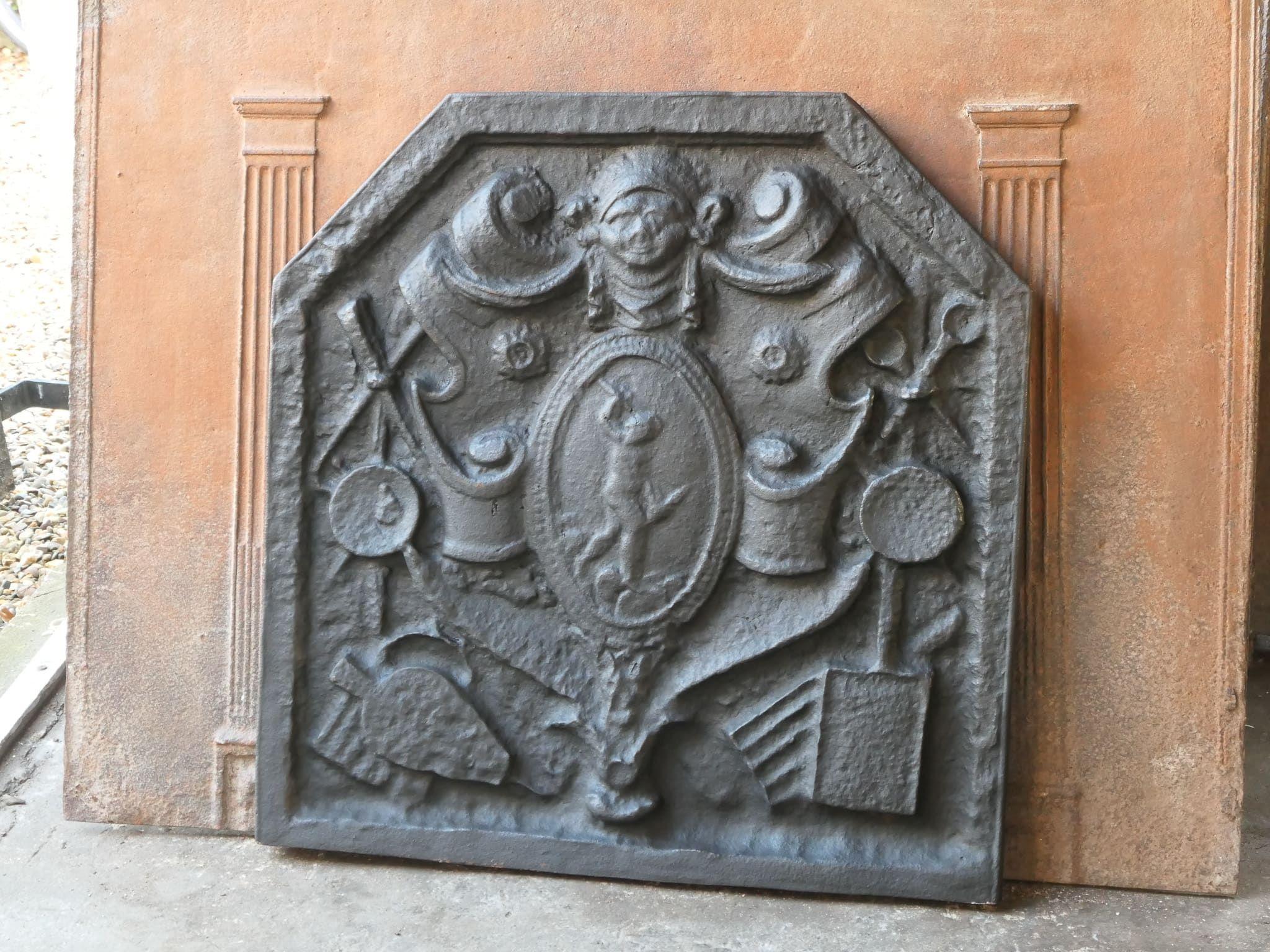 Français Très lourdes plaques de cheminée / crédence française de style victorien, 20e siècle en vente
