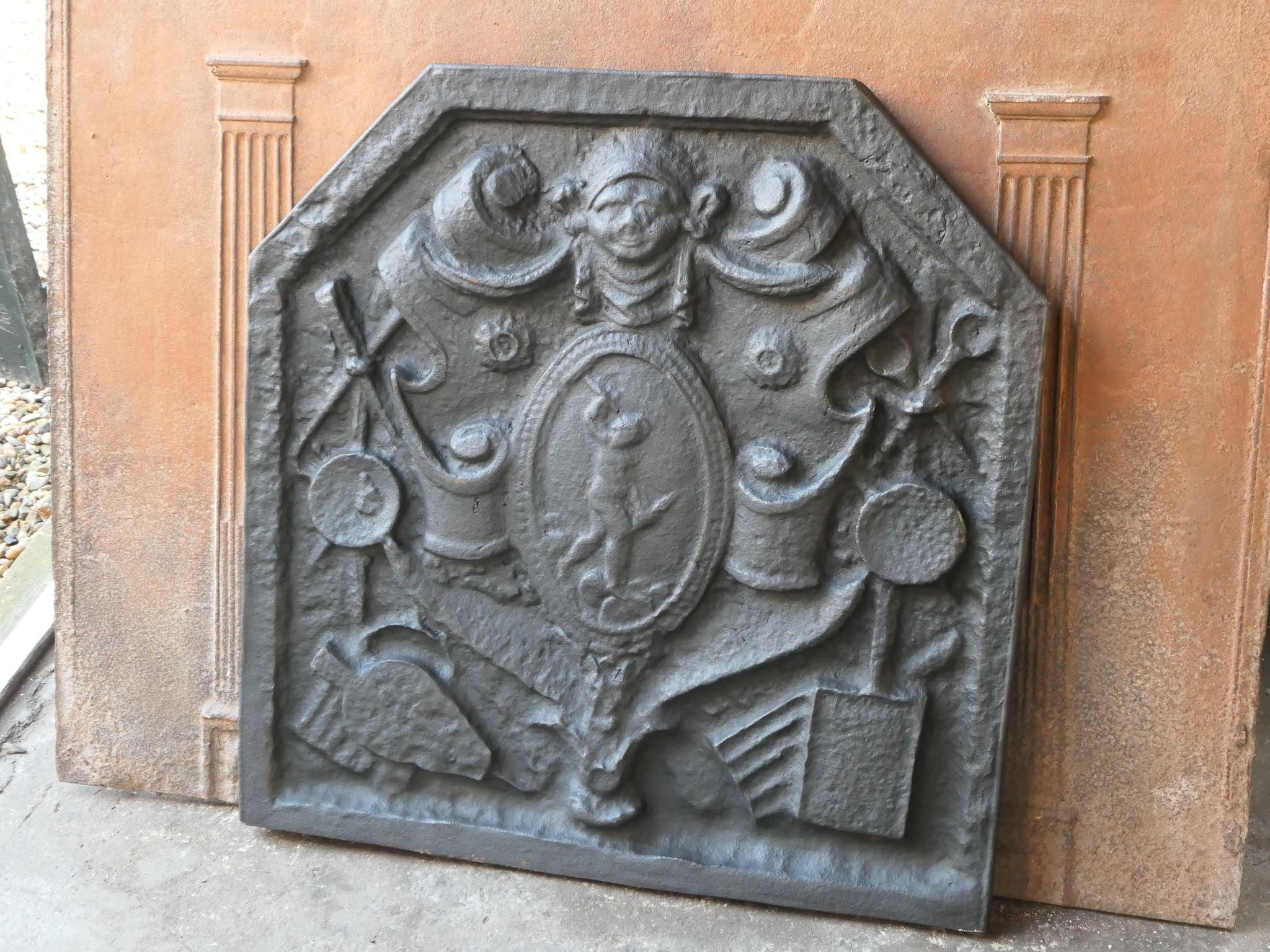 Moulage Très lourdes plaques de cheminée / crédence française de style victorien, 20e siècle en vente