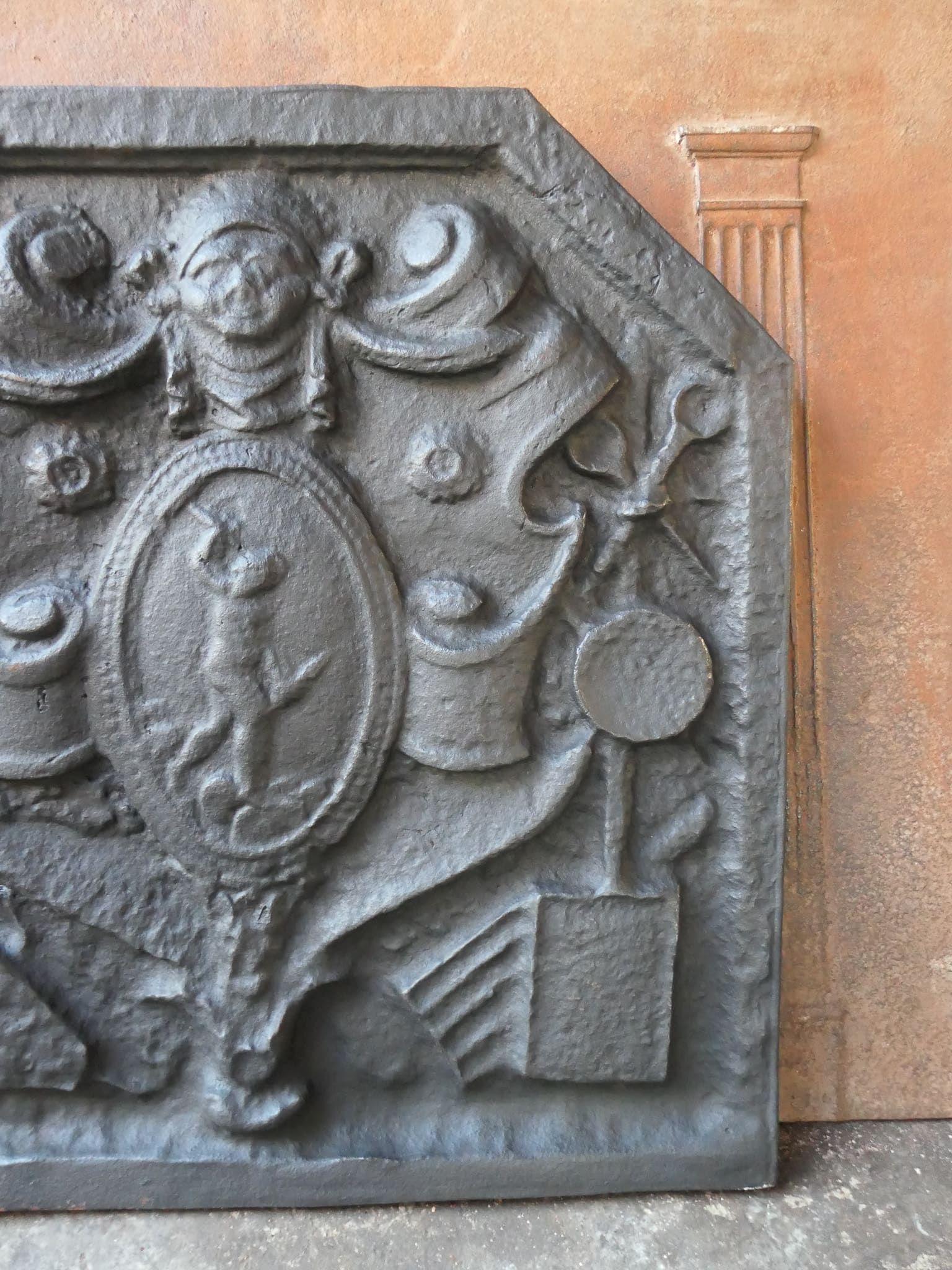 Très lourdes plaques de cheminée / crédence française de style victorien, 20e siècle en vente 1