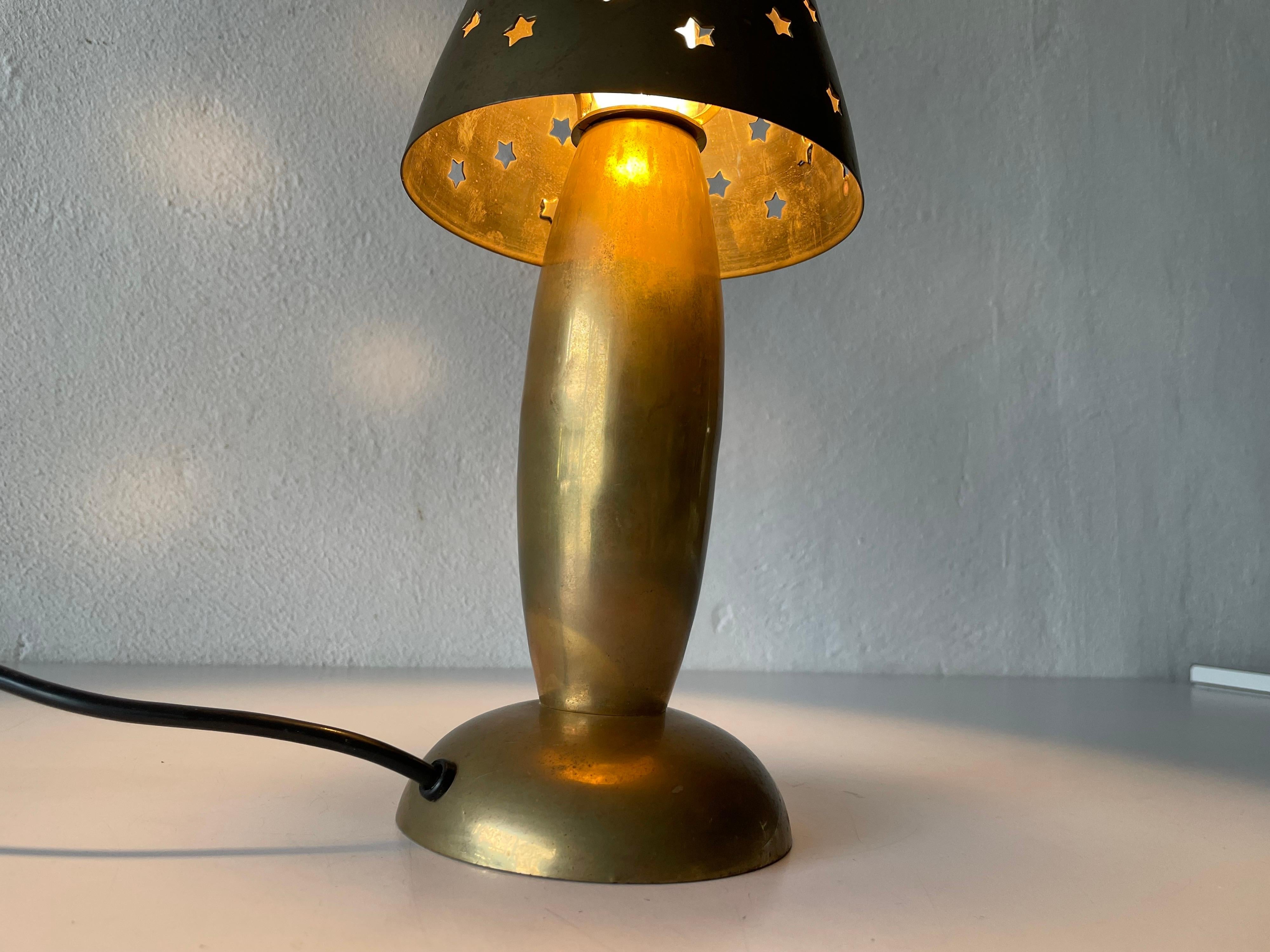 Heavy Full Brass Table Lamp by Gunther Lambert Collection, 1960s, Germany For Sale 7