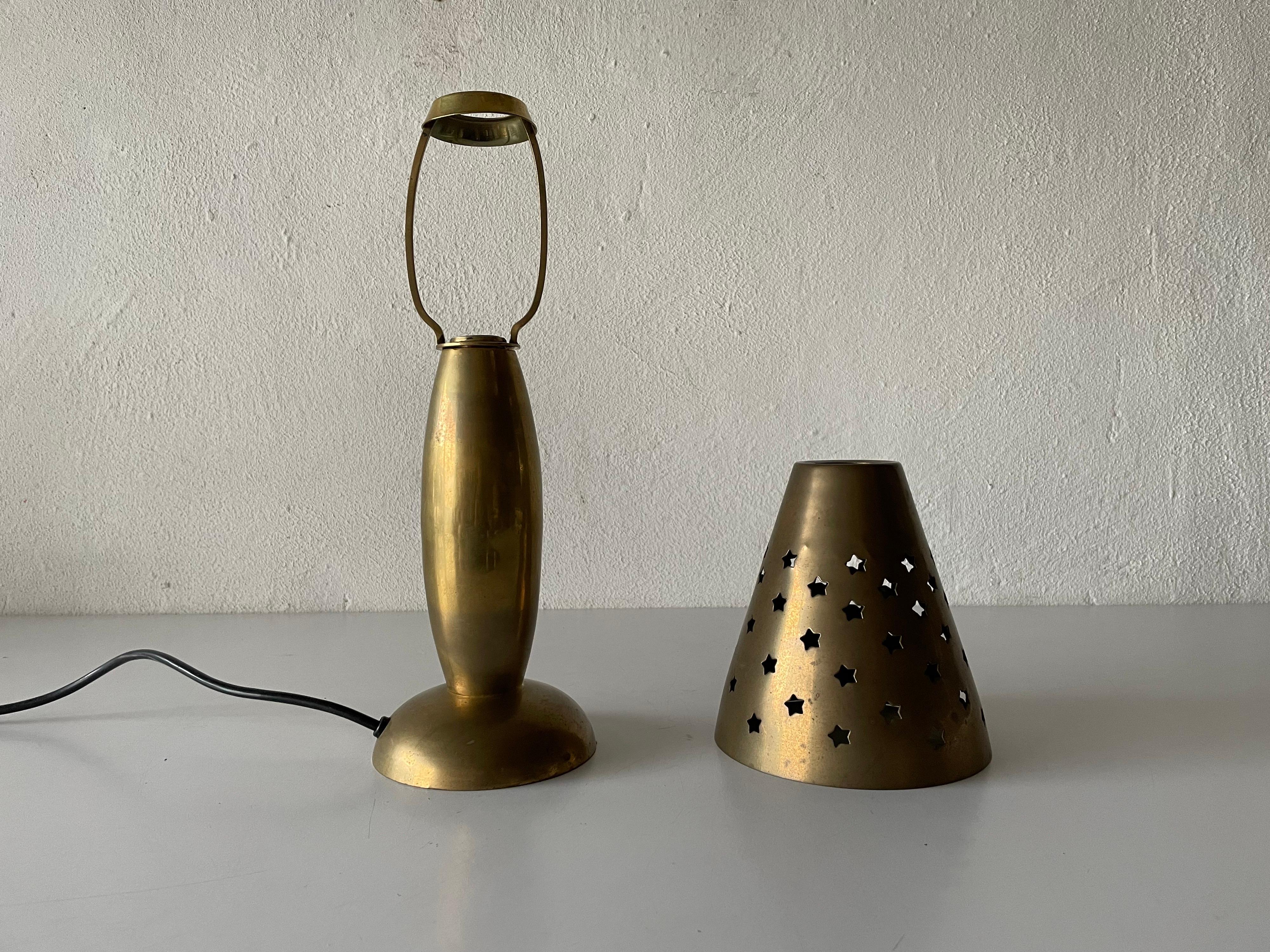 heavy brass lamp