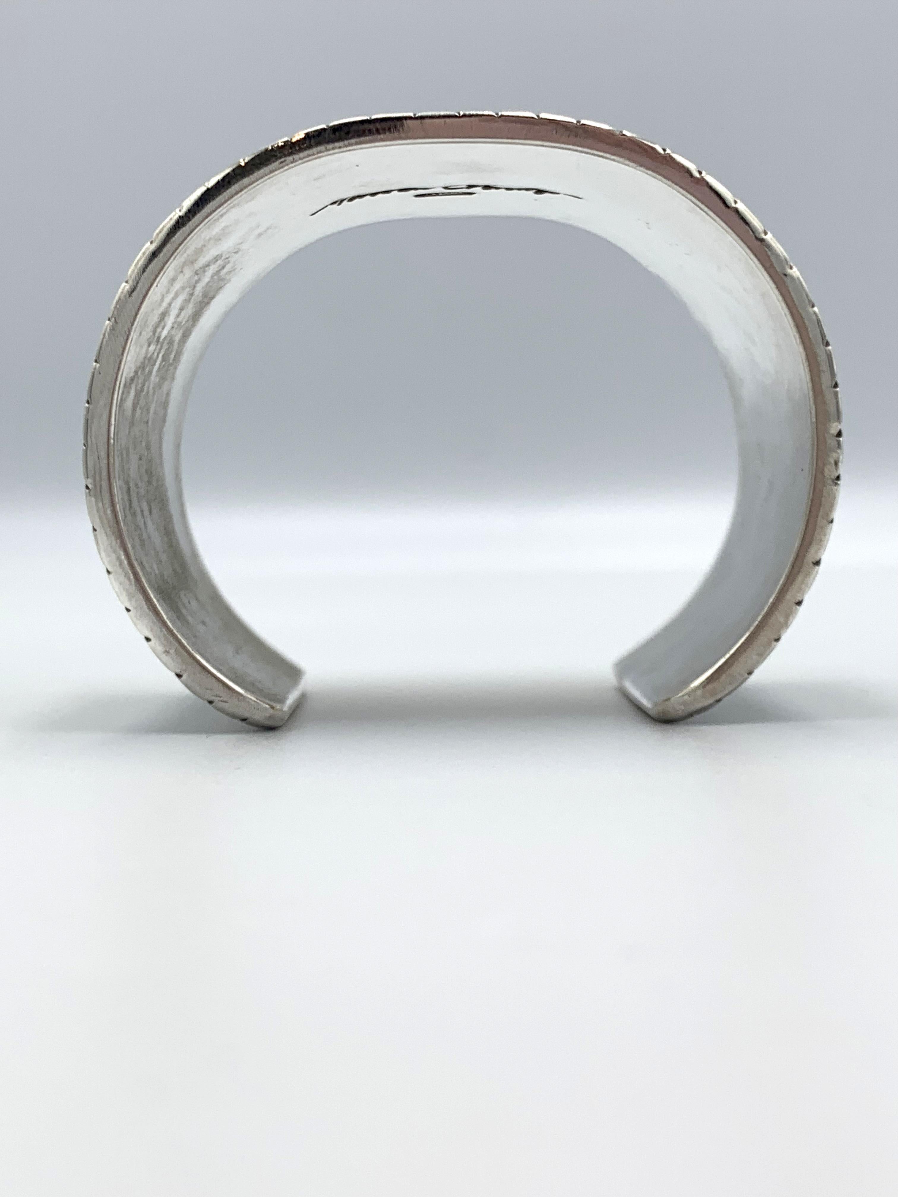 da uomo o donna Polsino in argento massiccio di Matthew Charley. in vendita