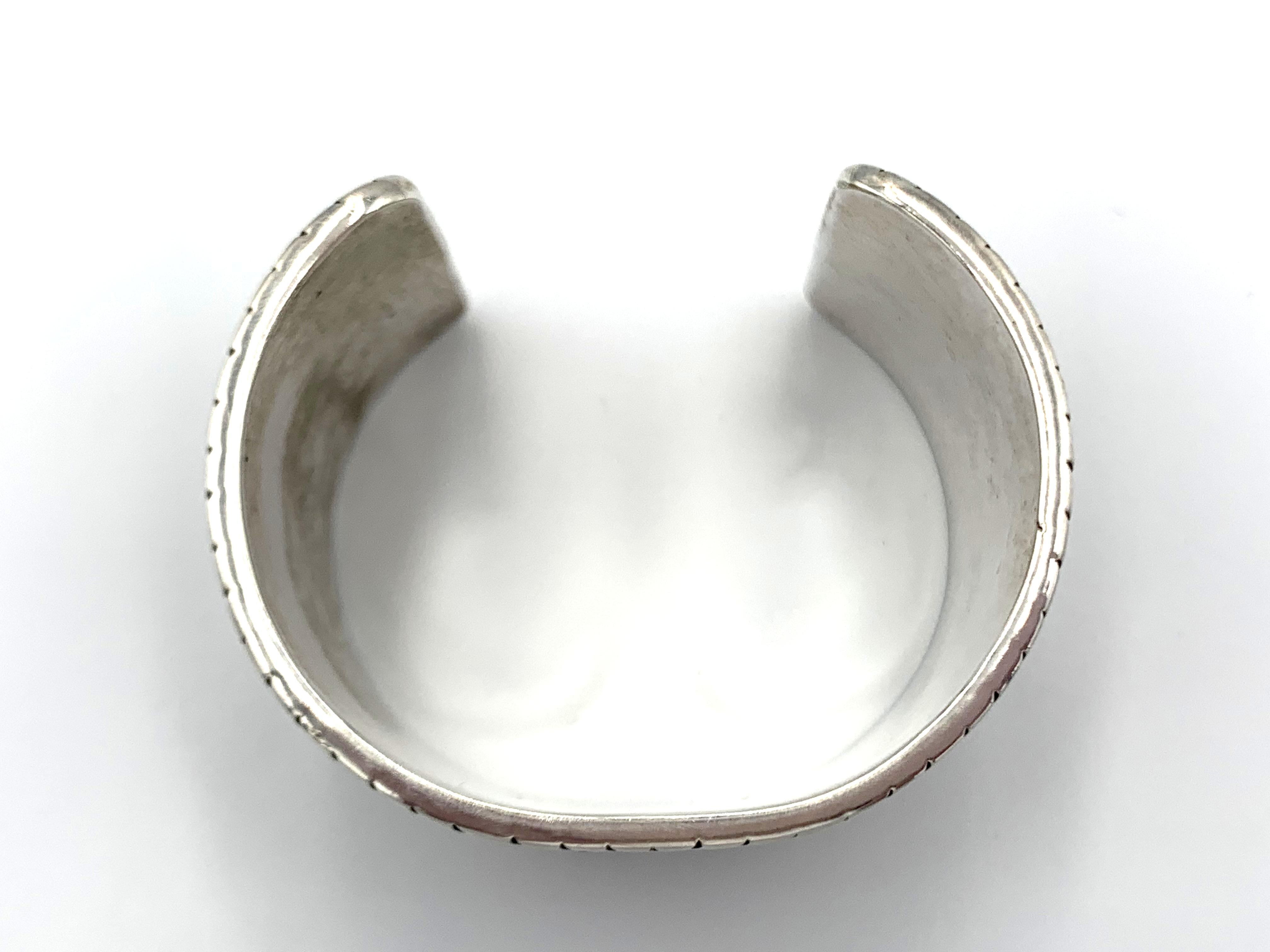 Polsino in argento massiccio di Matthew Charley. in vendita 4