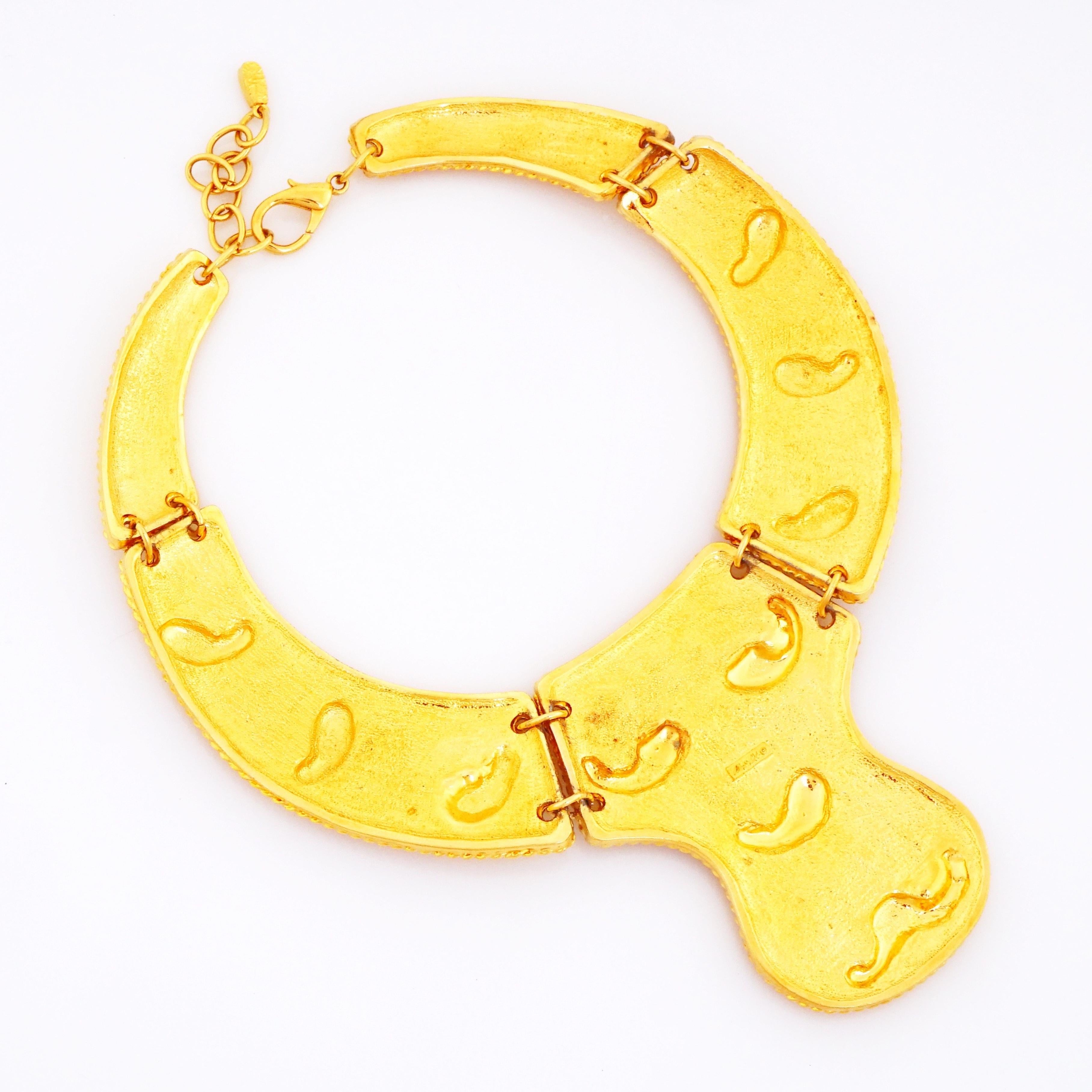 Vergoldete etruskische Halskette 