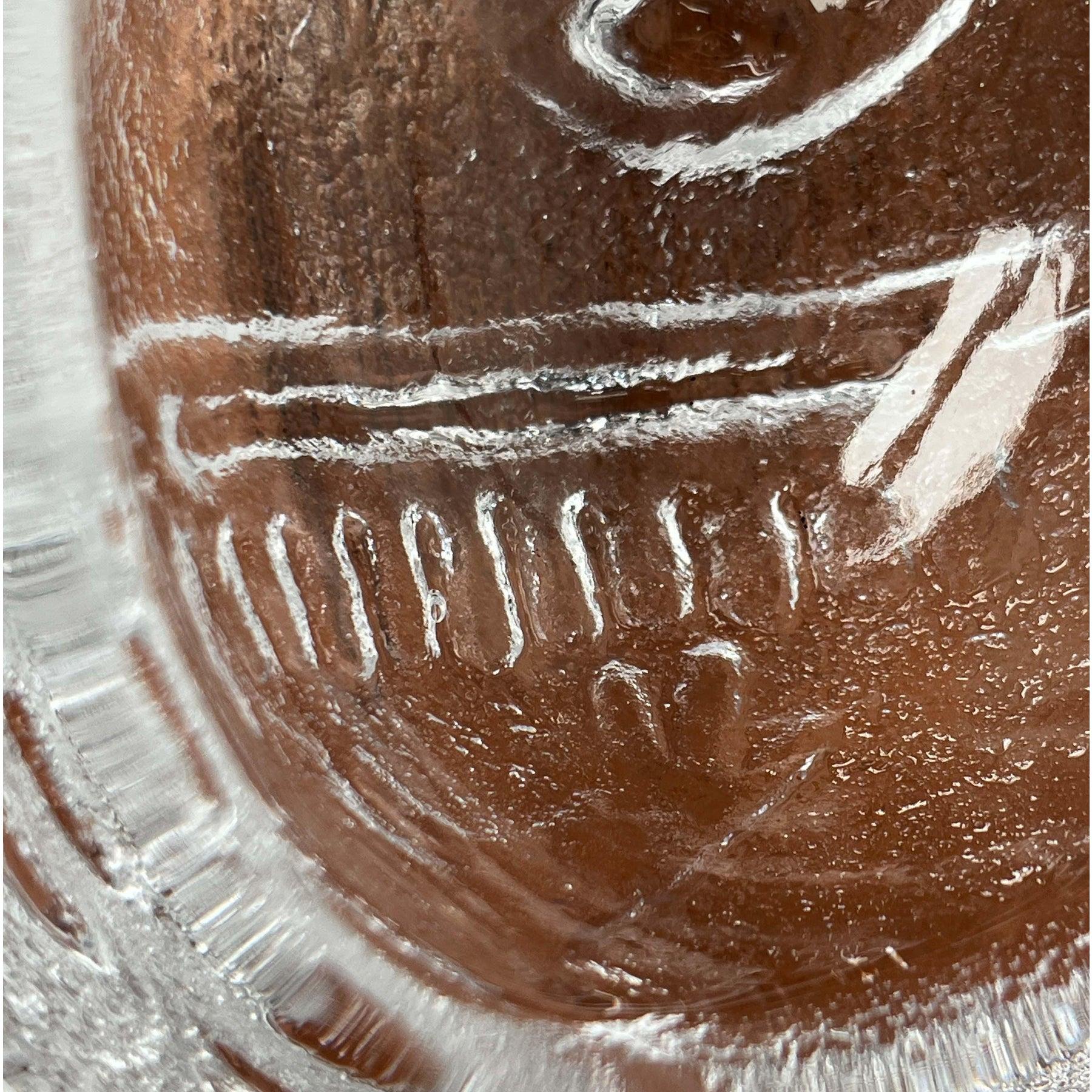 Bol en verre lourd par Mats Jonasson pour Royal Krona, Suède, années 1960 en vente 4