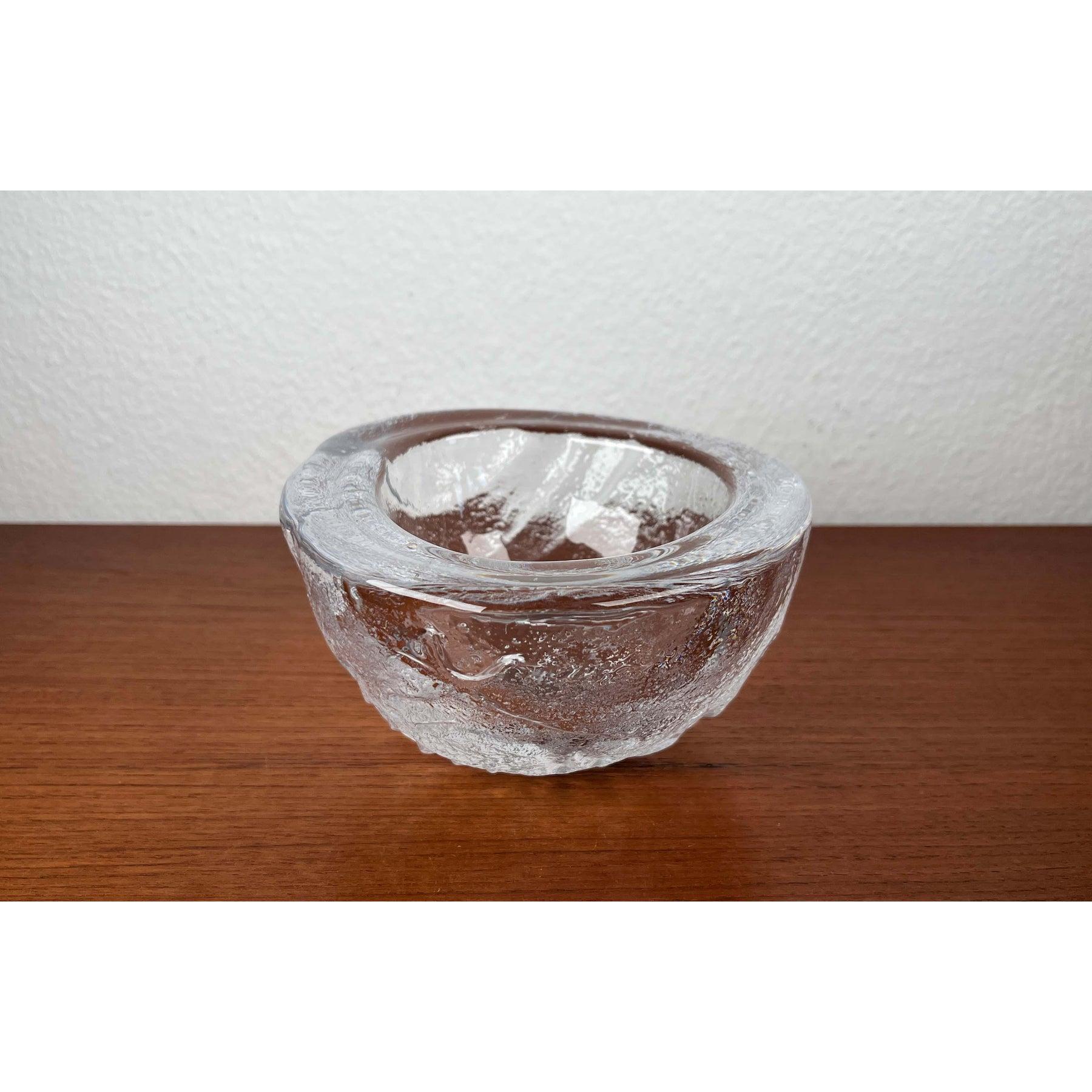 Bol en verre lourd par Mats Jonasson pour Royal Krona, Suède, années 1960 en vente 5