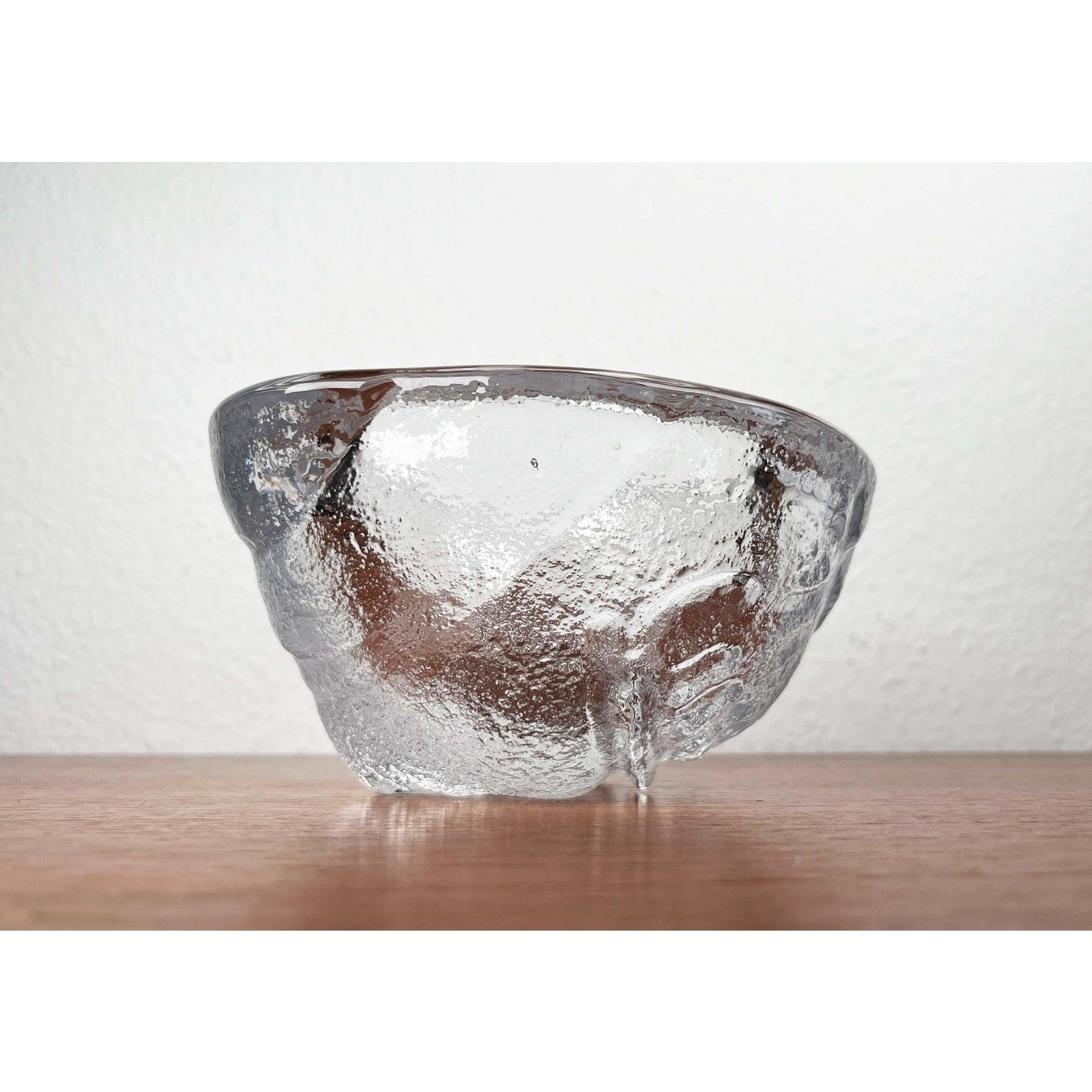 Bol en verre lourd par Mats Jonasson pour Royal Krona, Suède, années 1960 en vente 7
