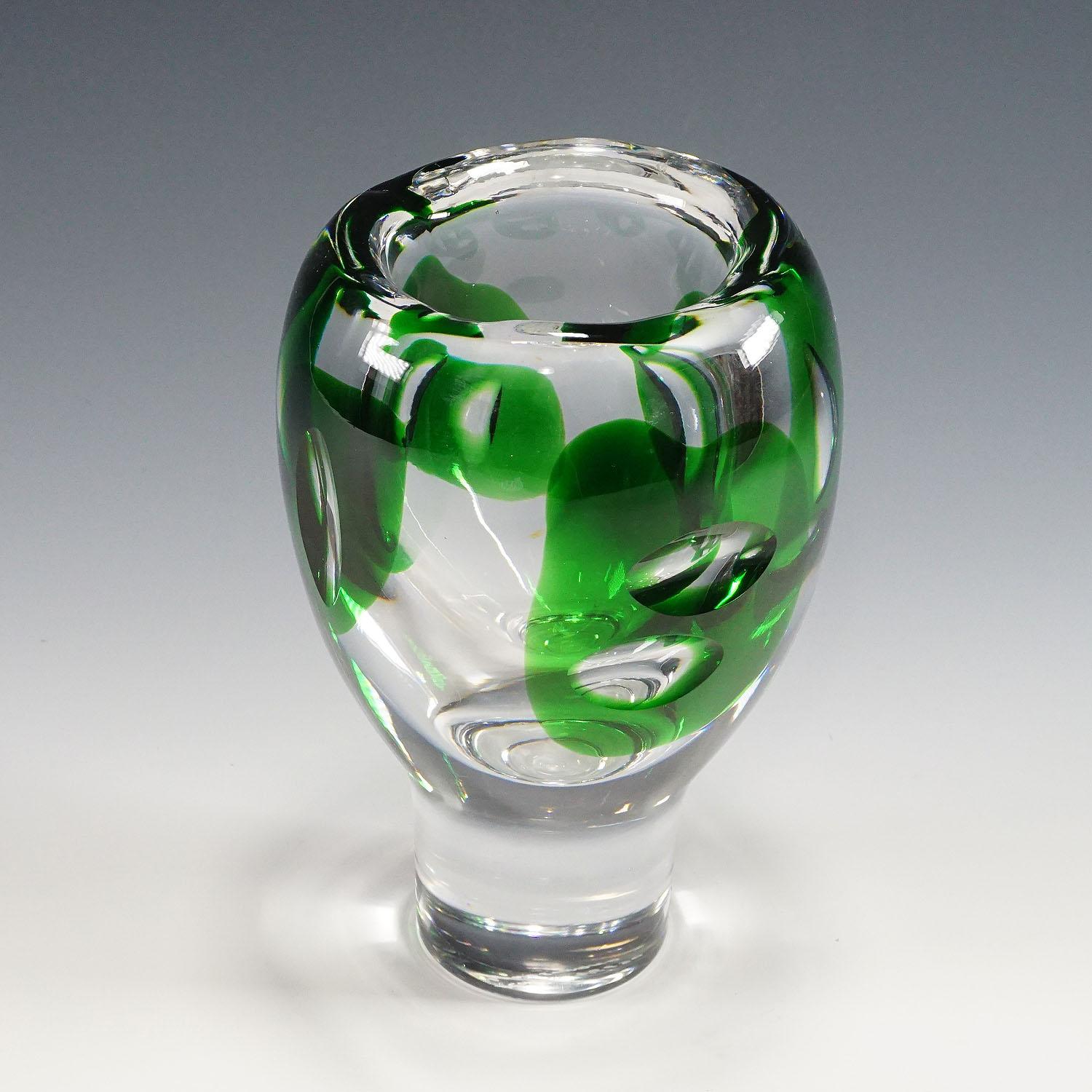 thick glass vase