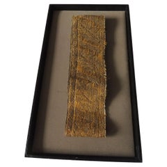 Heavy Gold Metallic Threads Woven Decorative Trims Set of '2'
